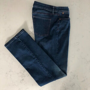 Talbots Flawless High-Rise Barely Boot 5 Pocket Med Wash Denim Jeans Blue 6 NWOT